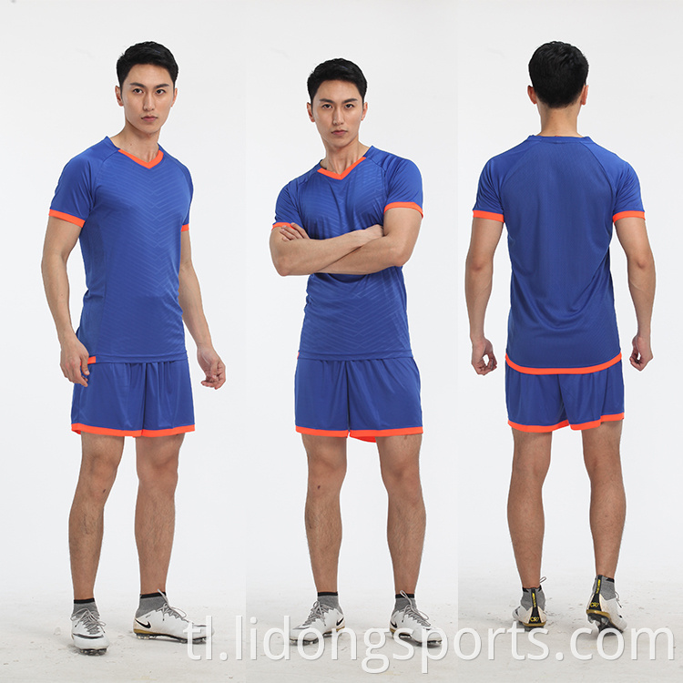 Anti-Bacterial Soccer Wear Green Flag Jerseys Football Kits 2021 Murang Soccer Uniforms Sa Iyong Sariling Logo